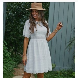 Gorgeous White Mini Dress